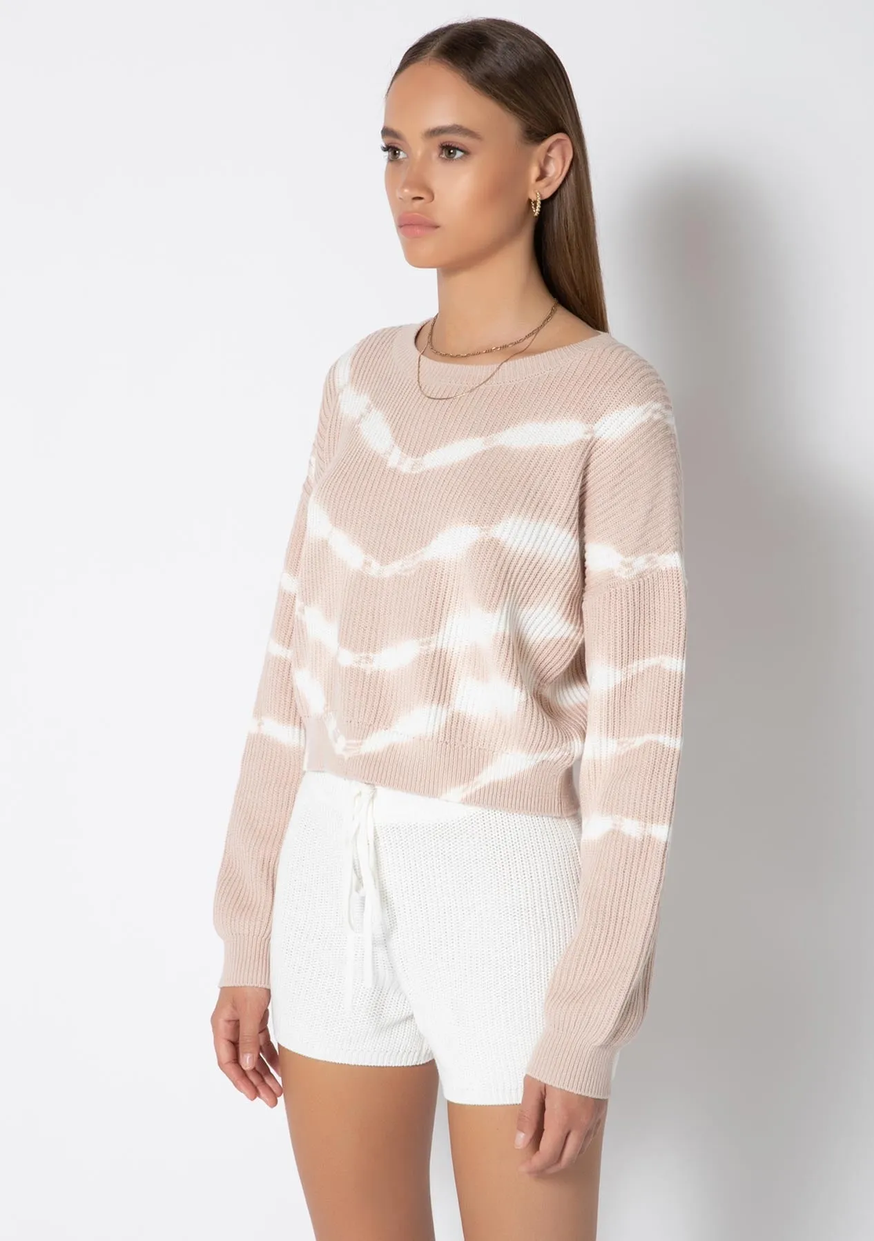 Alicia Tie Dye Cotton Sweater