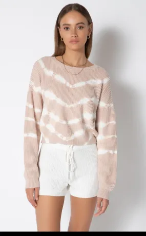 Alicia Tie Dye Cotton Sweater