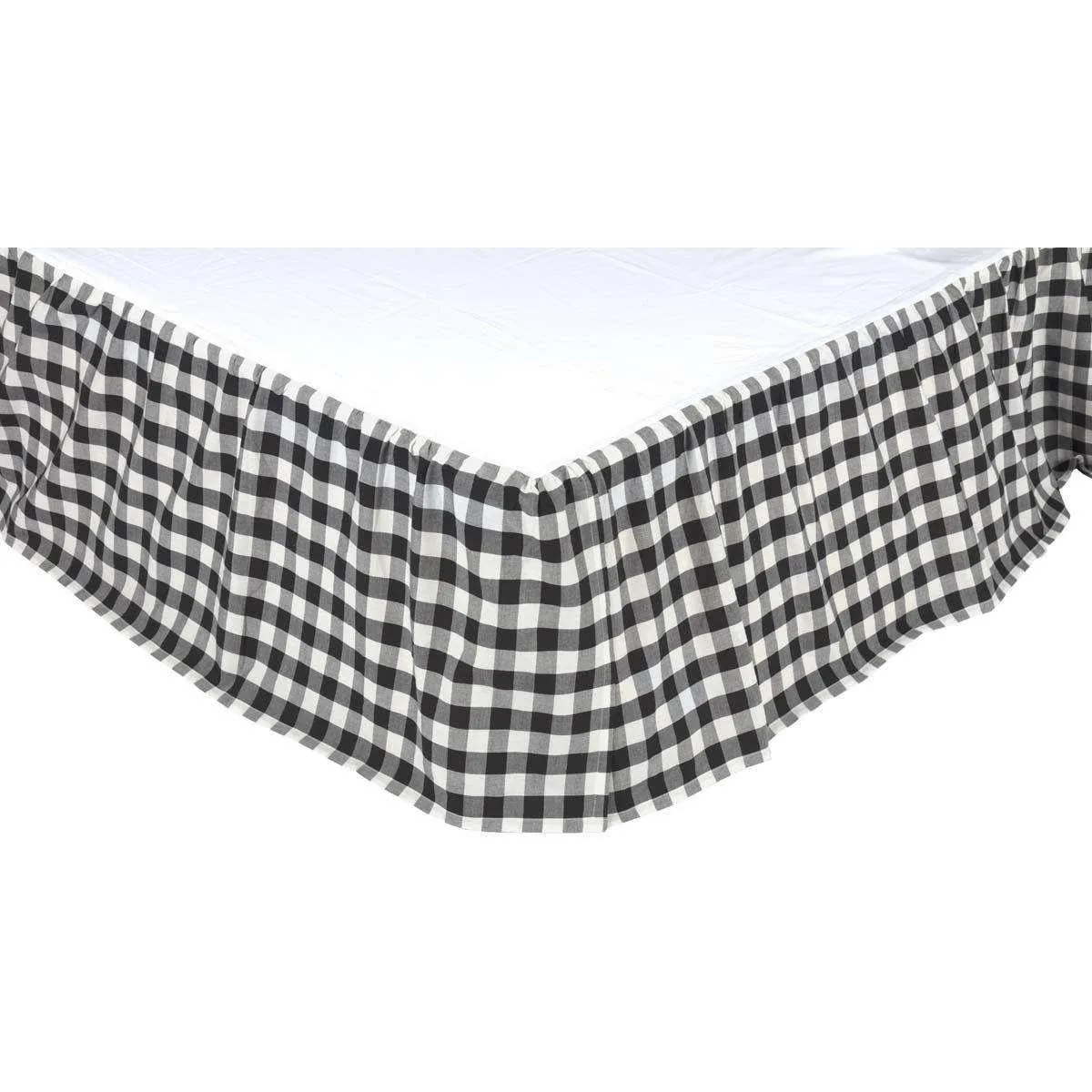 Annie Buffalo Black Check Bed Skirts VHC Brands