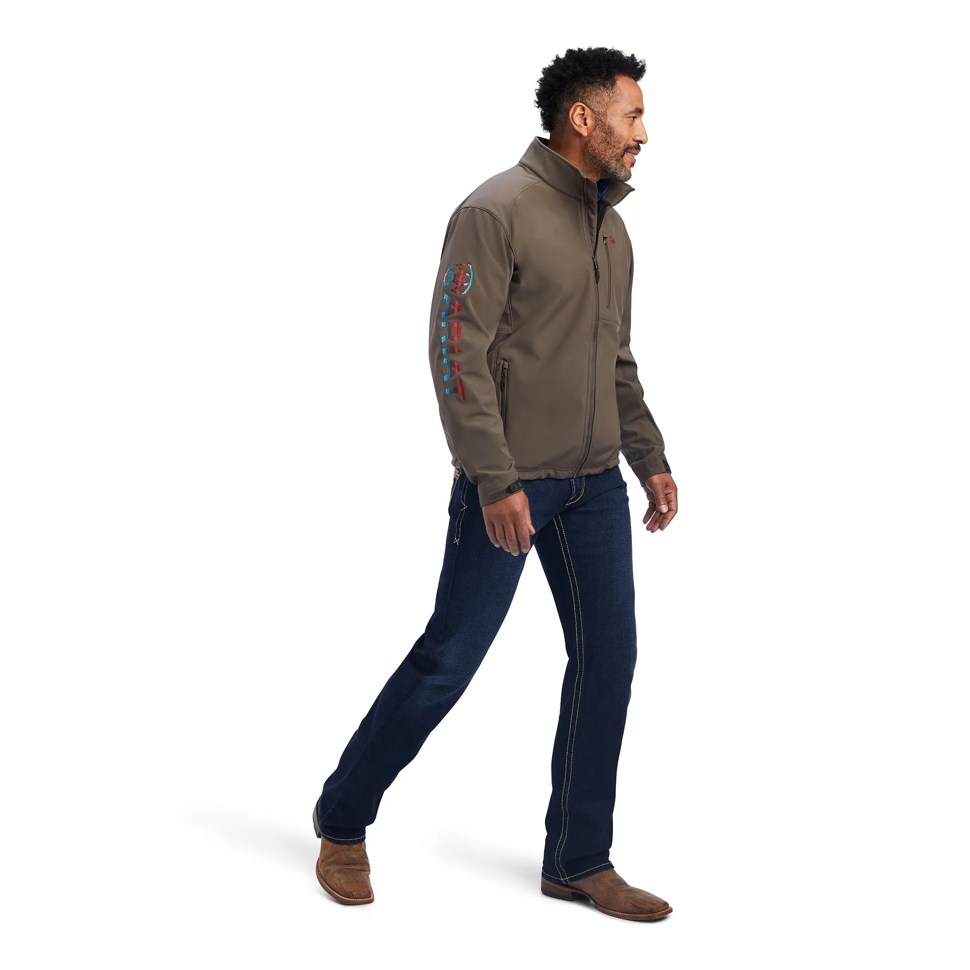 Ariat® Men's Logo 2.0 Banyan Bark Softshell Jacket 10041614