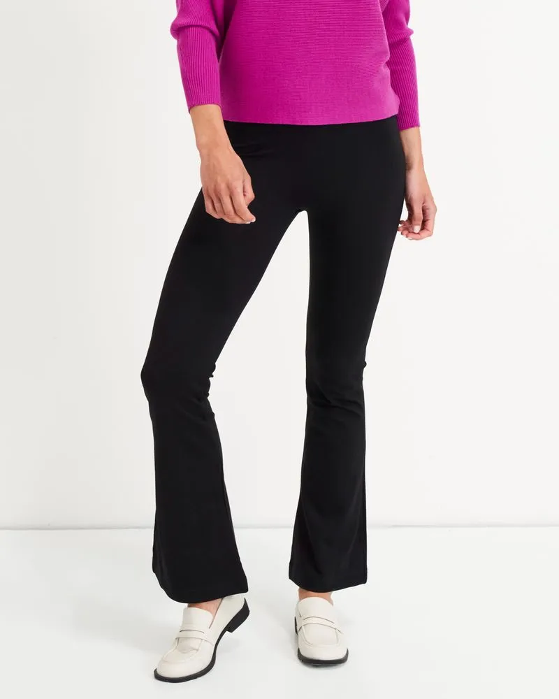 Barb Bootleg ponte Pant - Black