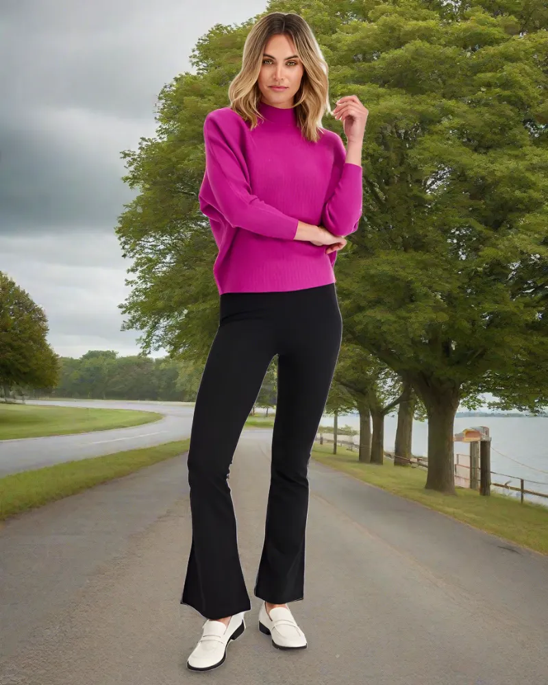 Barb Bootleg ponte Pant - Black