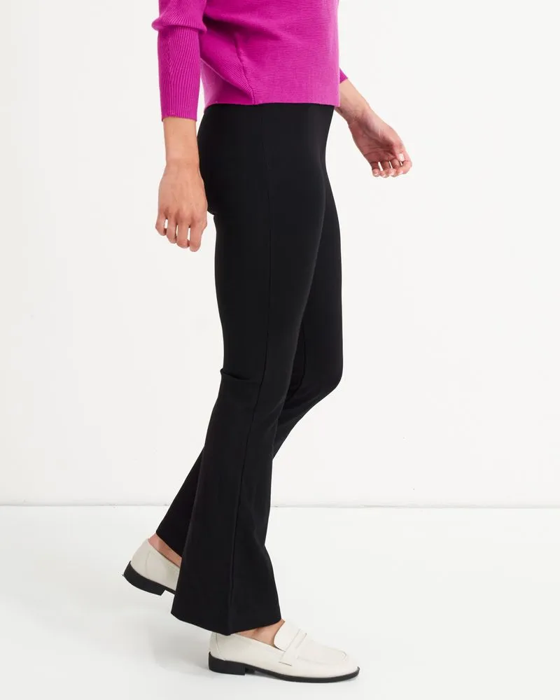 Barb Bootleg ponte Pant - Black