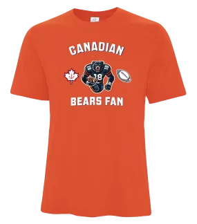 Bears Fan Adult Cotton T-Shirt with Printed Logo