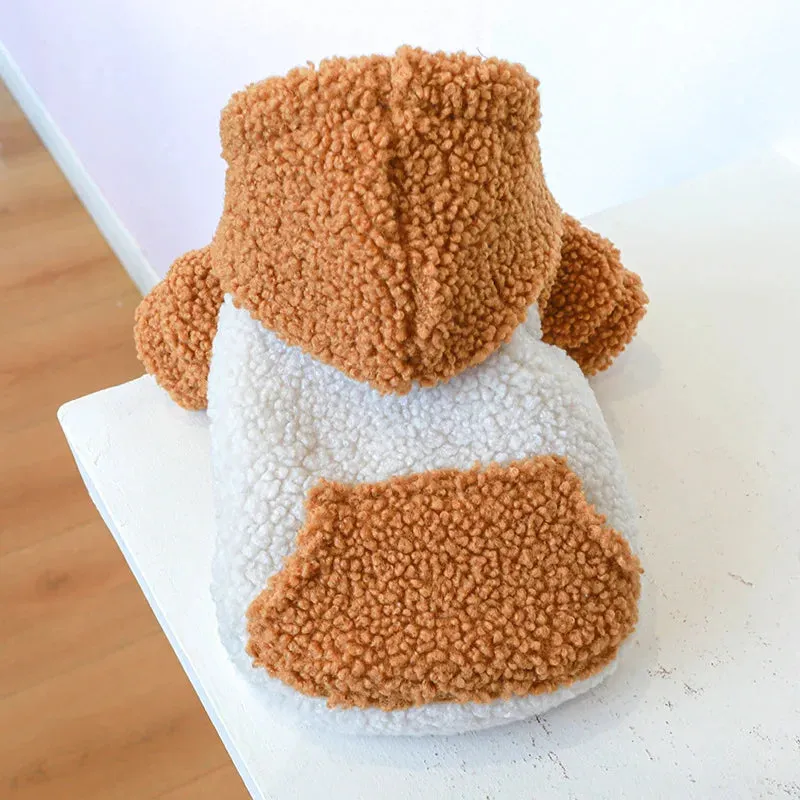 Berber Fleece Pet Hoodie for Dog and Cat
