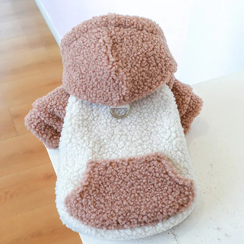 Berber Fleece Pet Hoodie for Dog and Cat