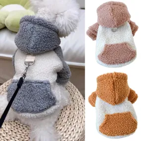 Berber Fleece Pet Hoodie for Dog and Cat
