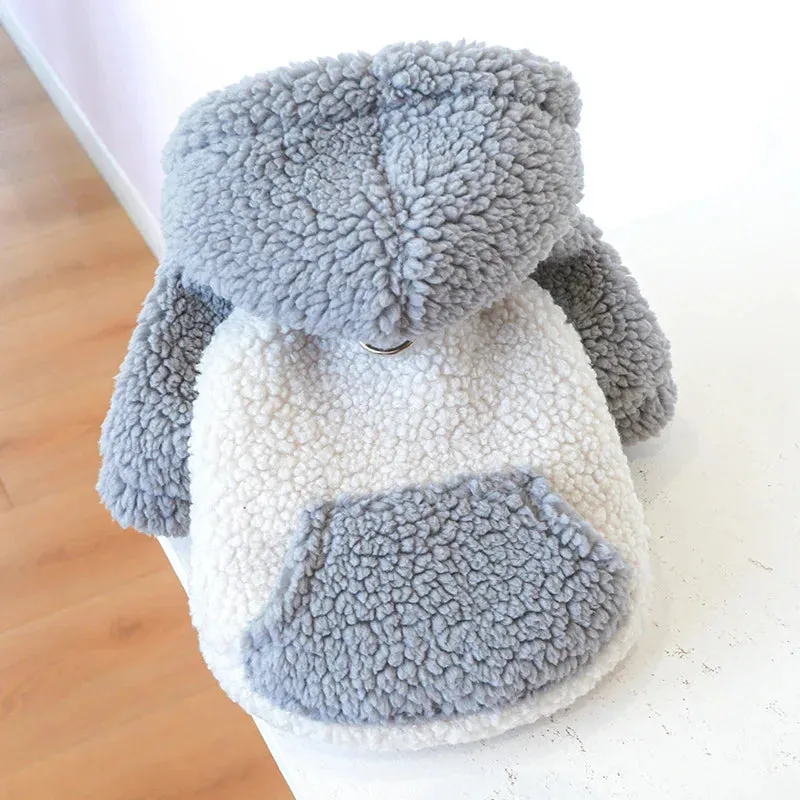 Berber Fleece Pet Hoodie for Dog and Cat