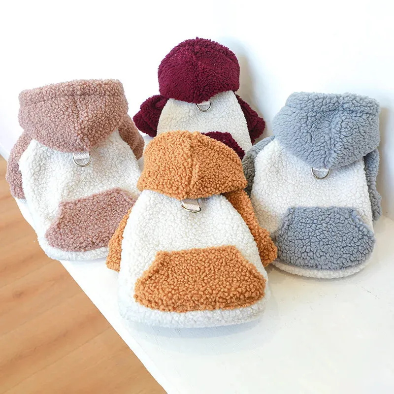 Berber Fleece Pet Hoodie for Dog and Cat