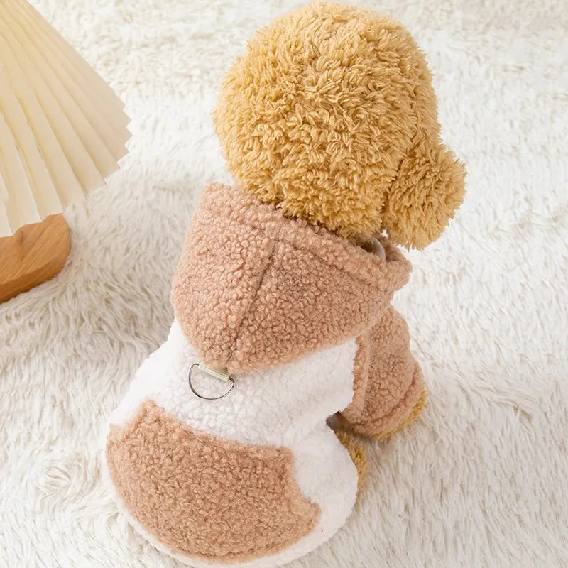 Berber Fleece Pet Hoodie for Dog and Cat