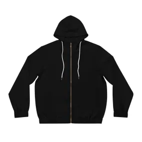 Black Men's Full-Zip Hoodie