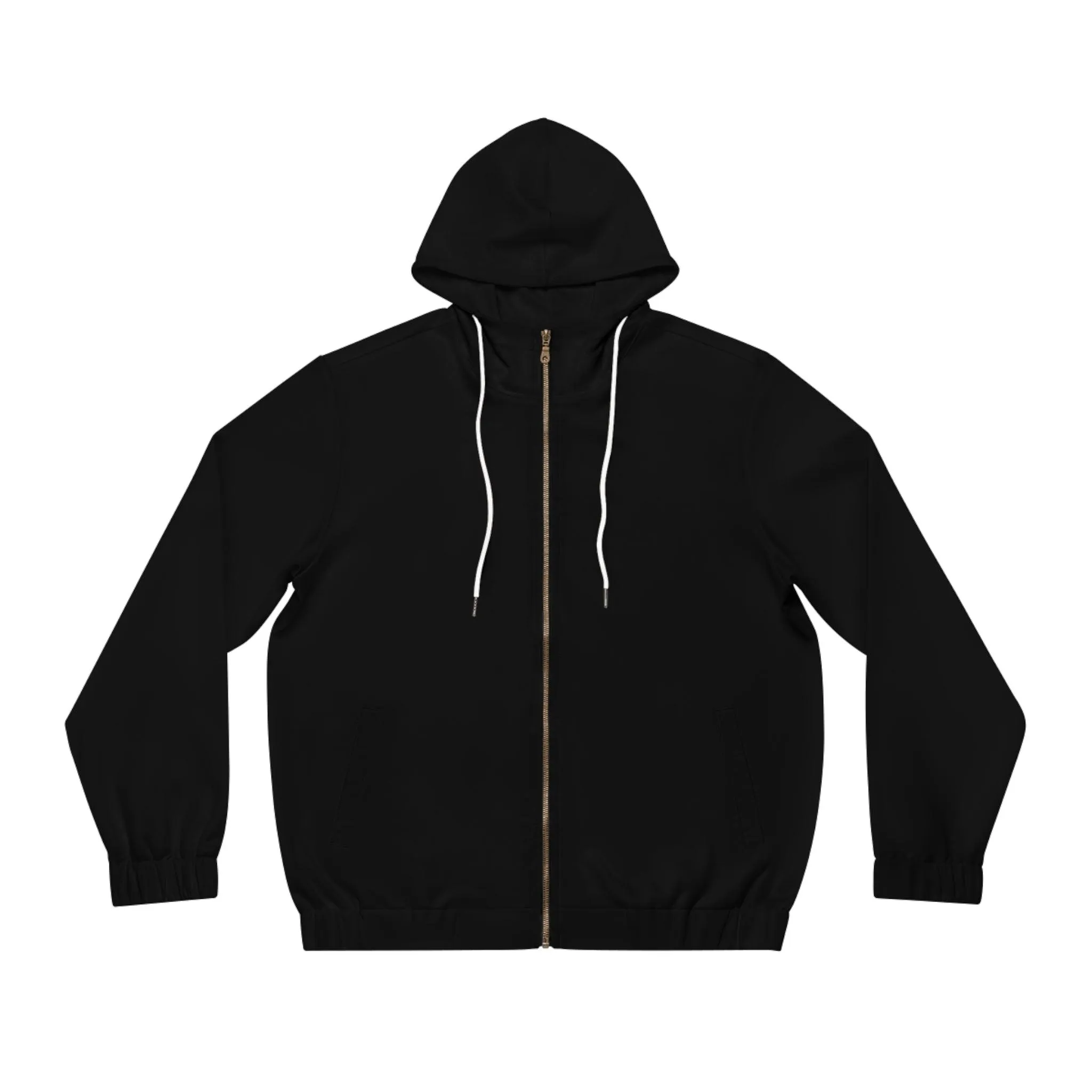 Black Men's Full-Zip Hoodie