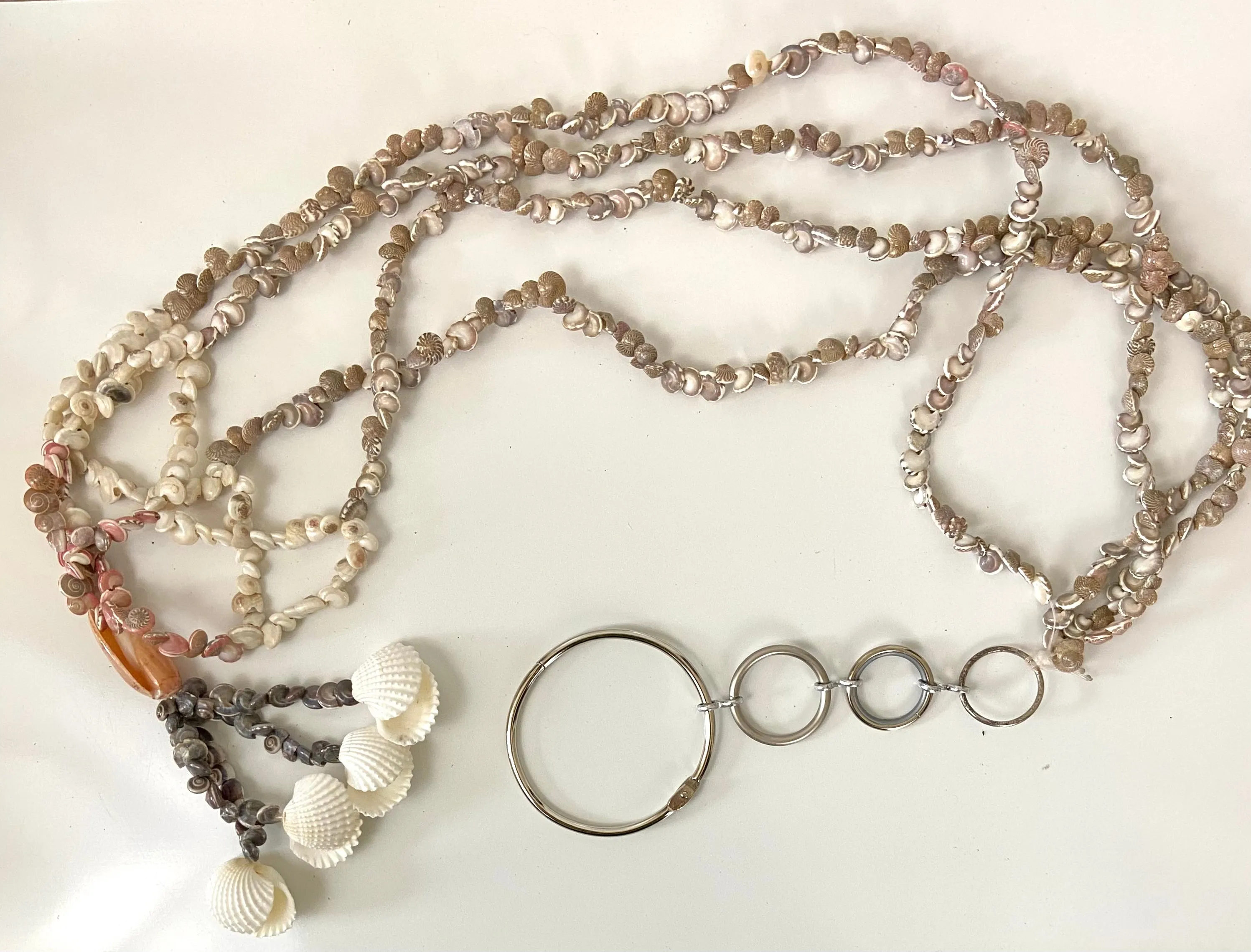 Boho Shells 🐚 in a big circle ⭕️ belt