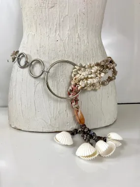 Boho Shells 🐚 in a big circle ⭕️ belt