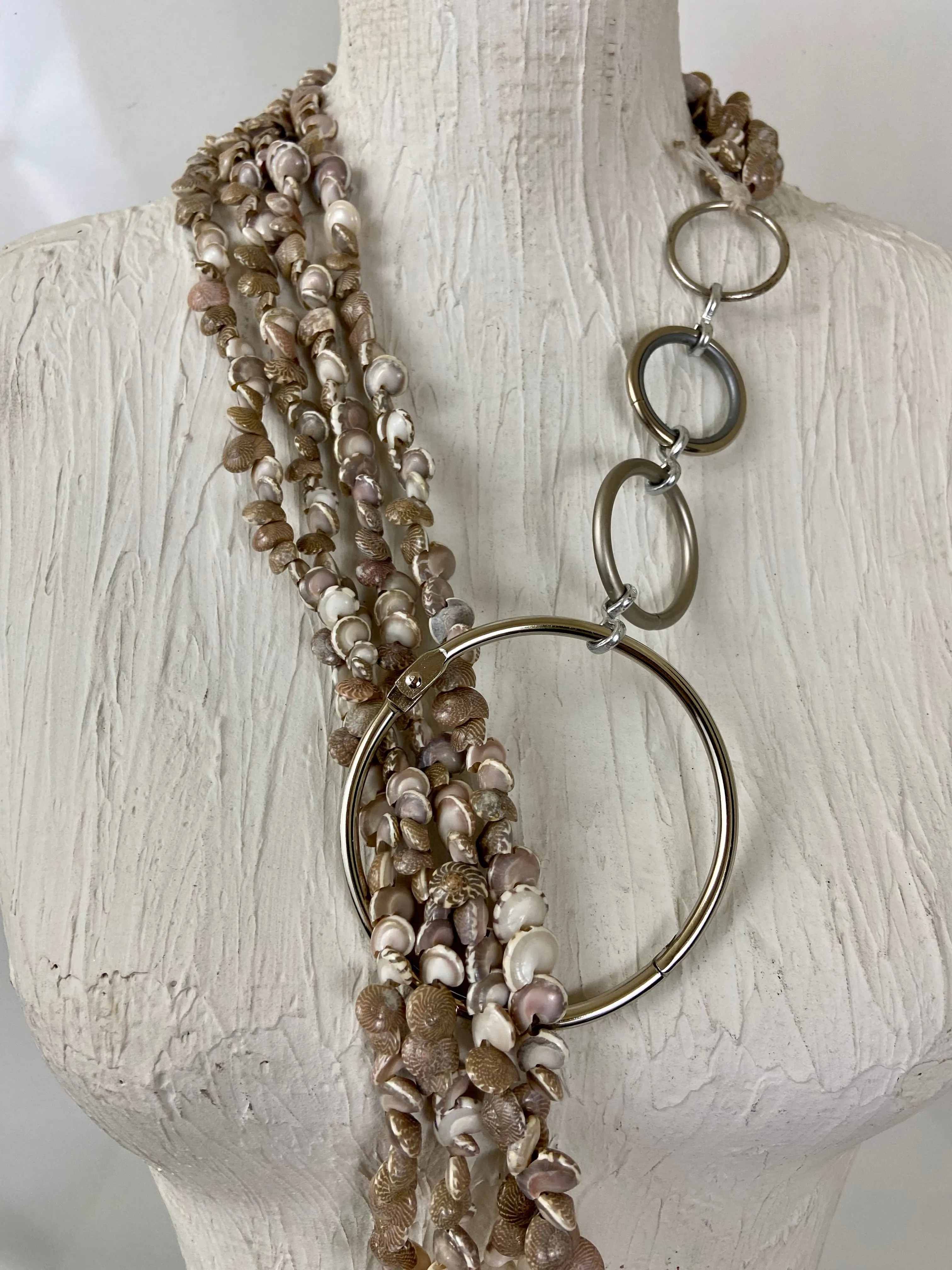 Boho Shells 🐚 in a big circle ⭕️ belt