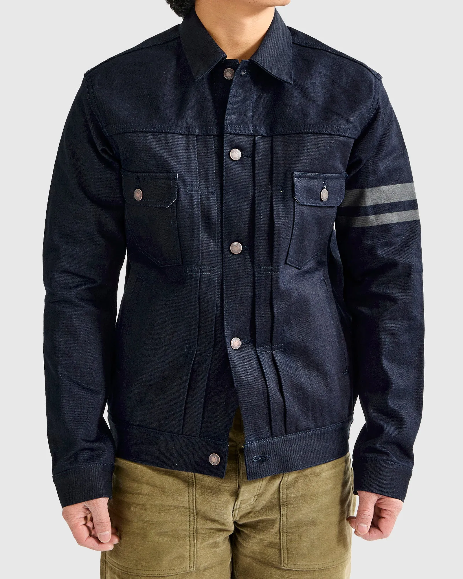 BOM018-J "Grand Indigo – Midnight Edition" 14oz Selvedge Denim Jacket