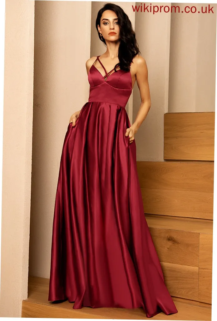 Burgundy Club Dresses V-Neck Catalina Sleeveless Dresses Maxi