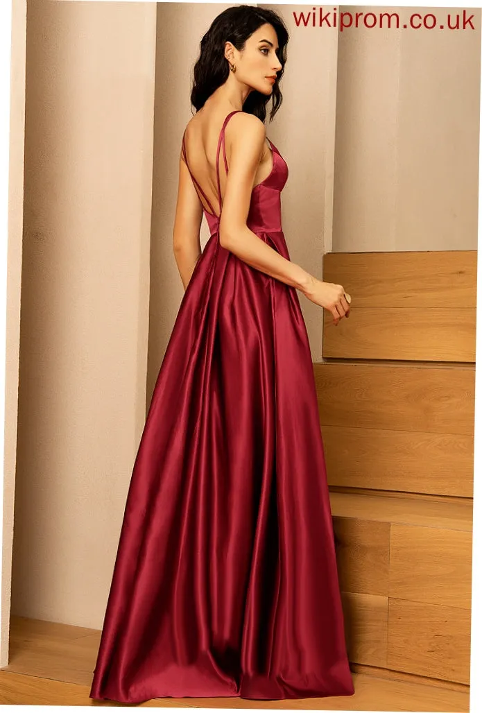 Burgundy Club Dresses V-Neck Catalina Sleeveless Dresses Maxi