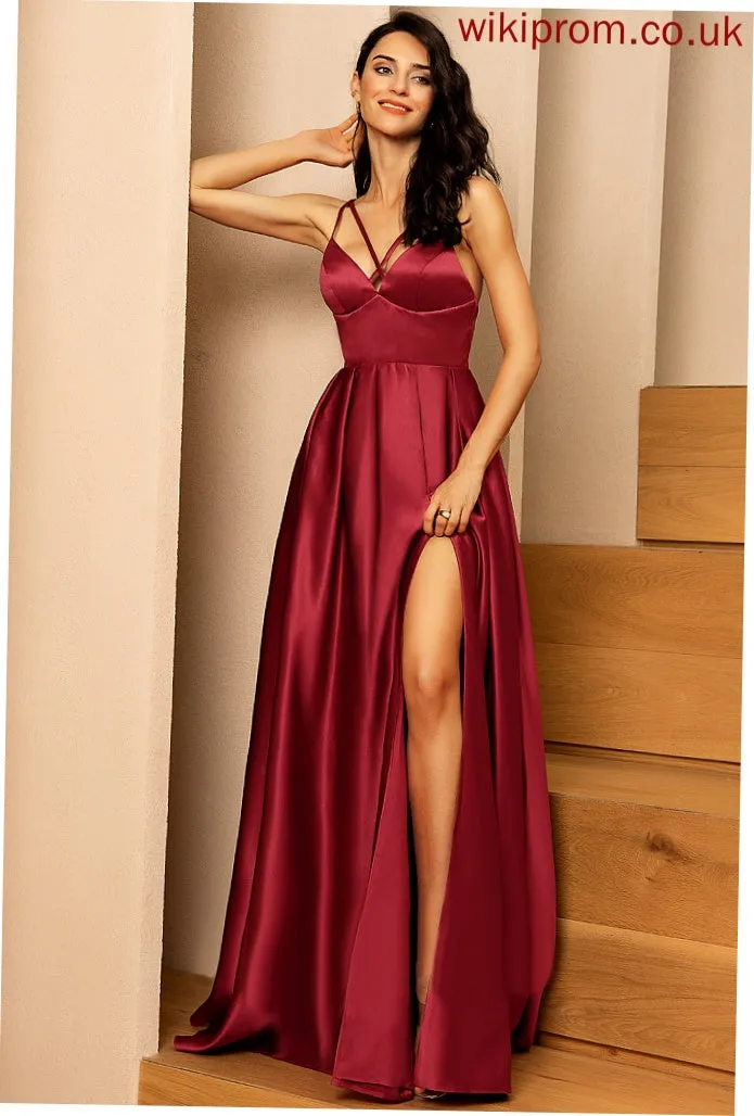 Burgundy Club Dresses V-Neck Catalina Sleeveless Dresses Maxi