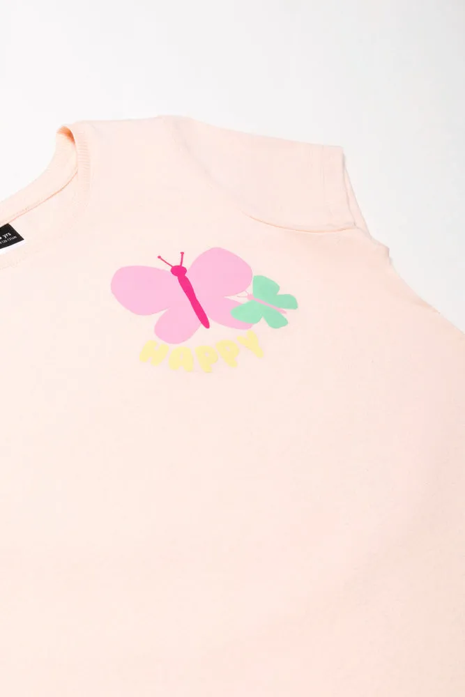 Butterfly T-Shirt Pink