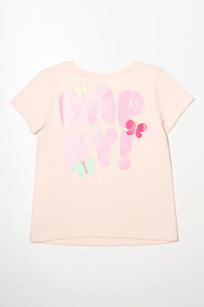 Butterfly T-Shirt Pink