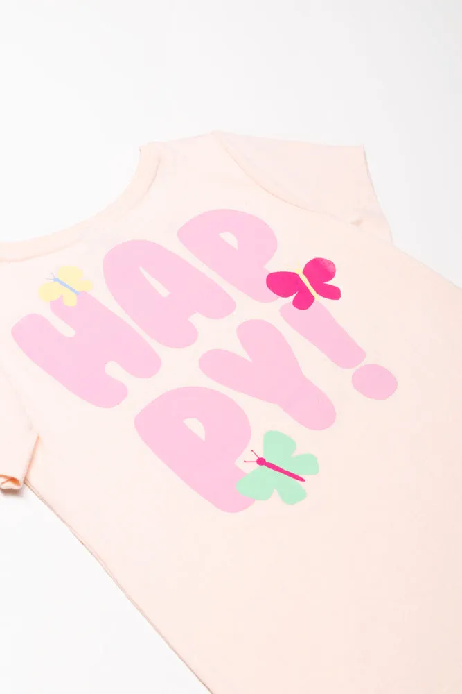 Butterfly T-Shirt Pink