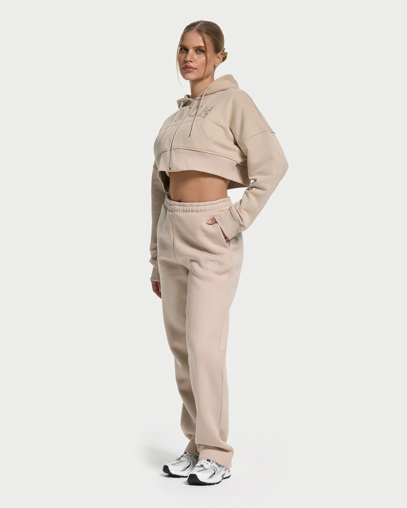 Calm Cropped Zip Jacket