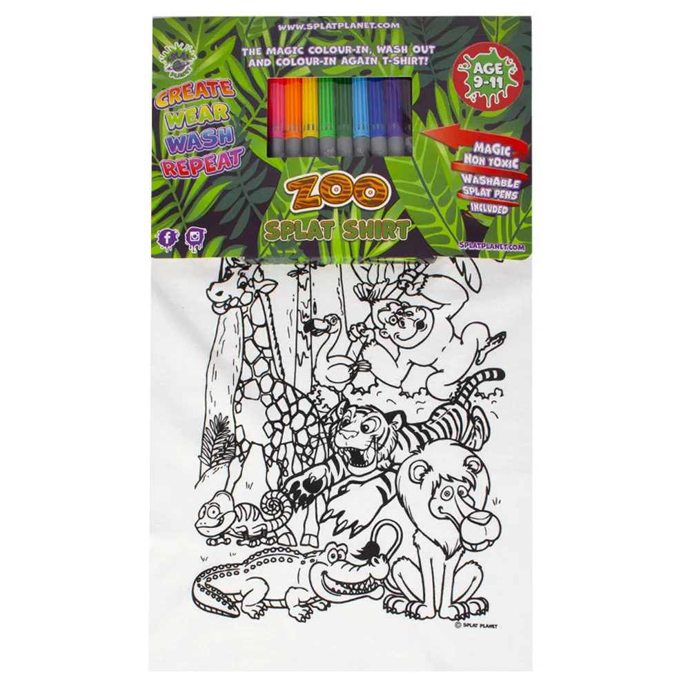 Children's Fruit The Loom Colour-In T-Shirts