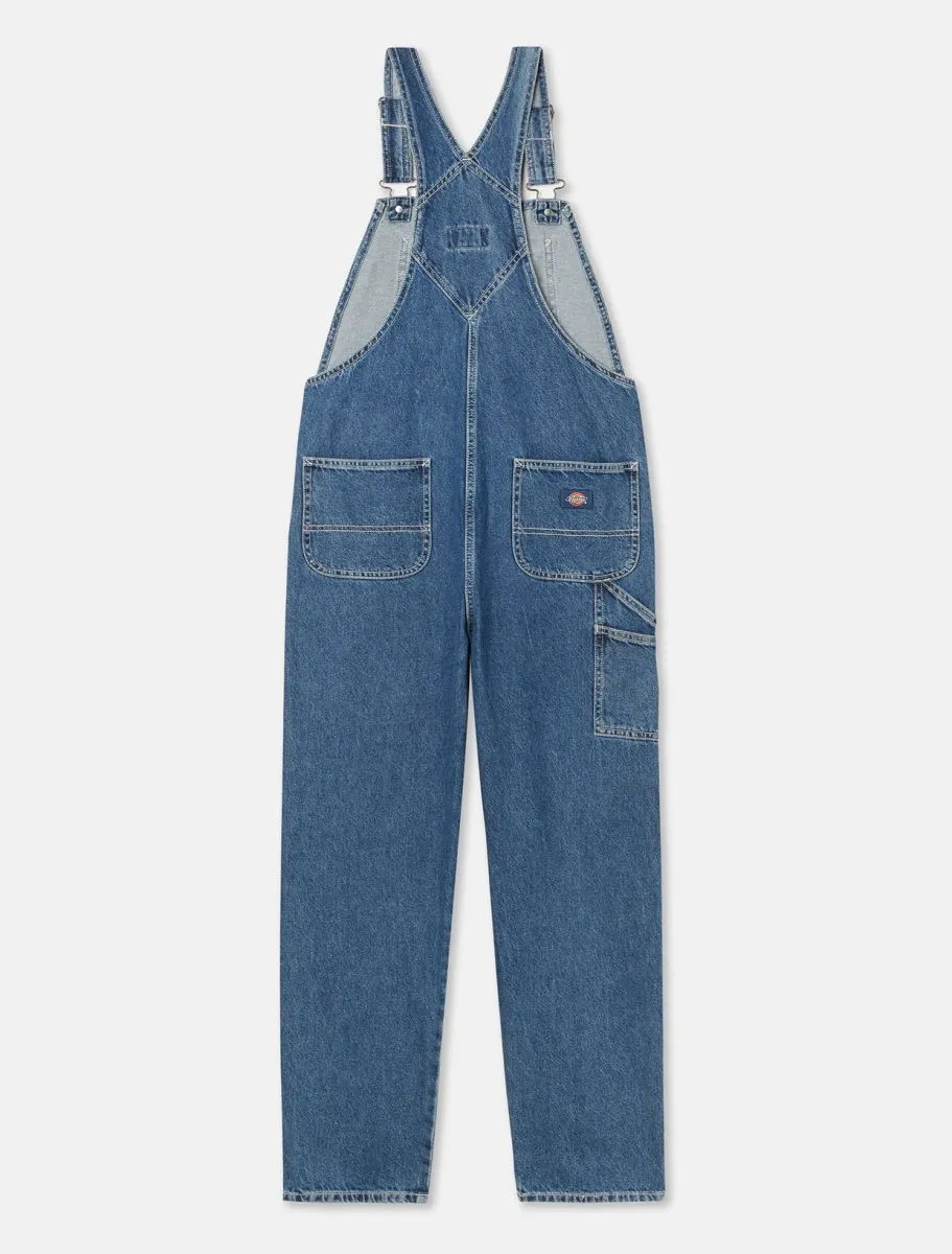 Classic Denim Bib W - Classic Blue