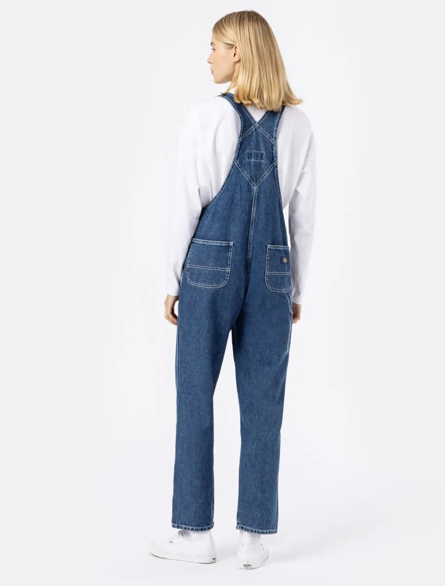 Classic Denim Bib W - Classic Blue