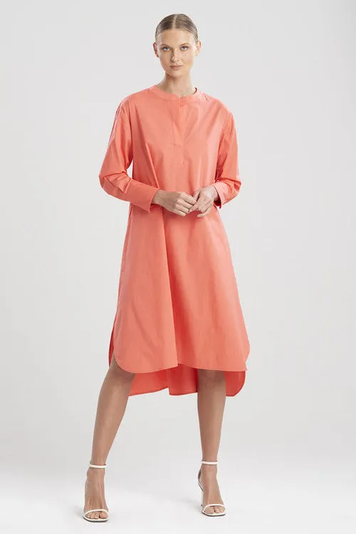 Cotton Poplin Oversized Shirtdress