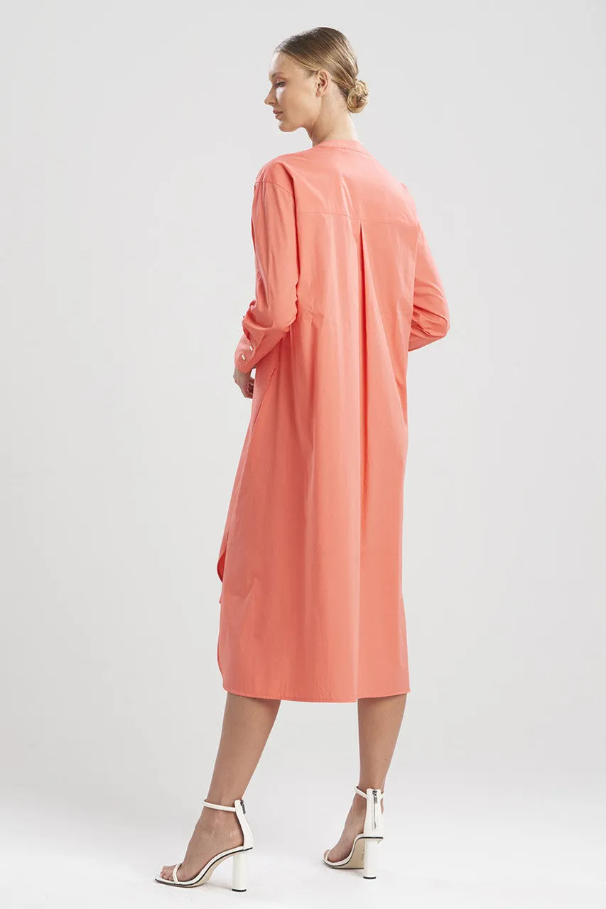 Cotton Poplin Oversized Shirtdress