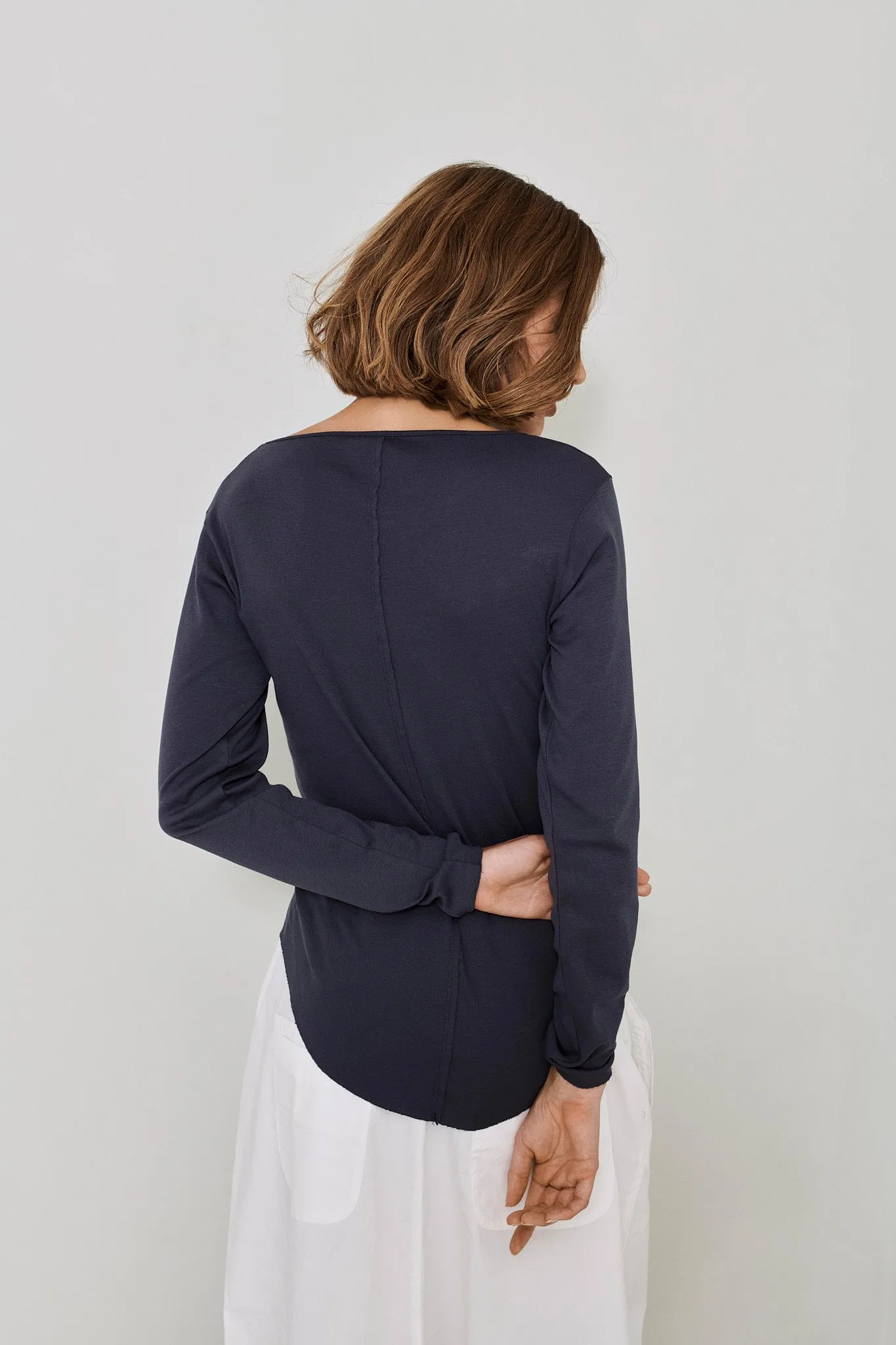 Cotton Rib L/S Tee