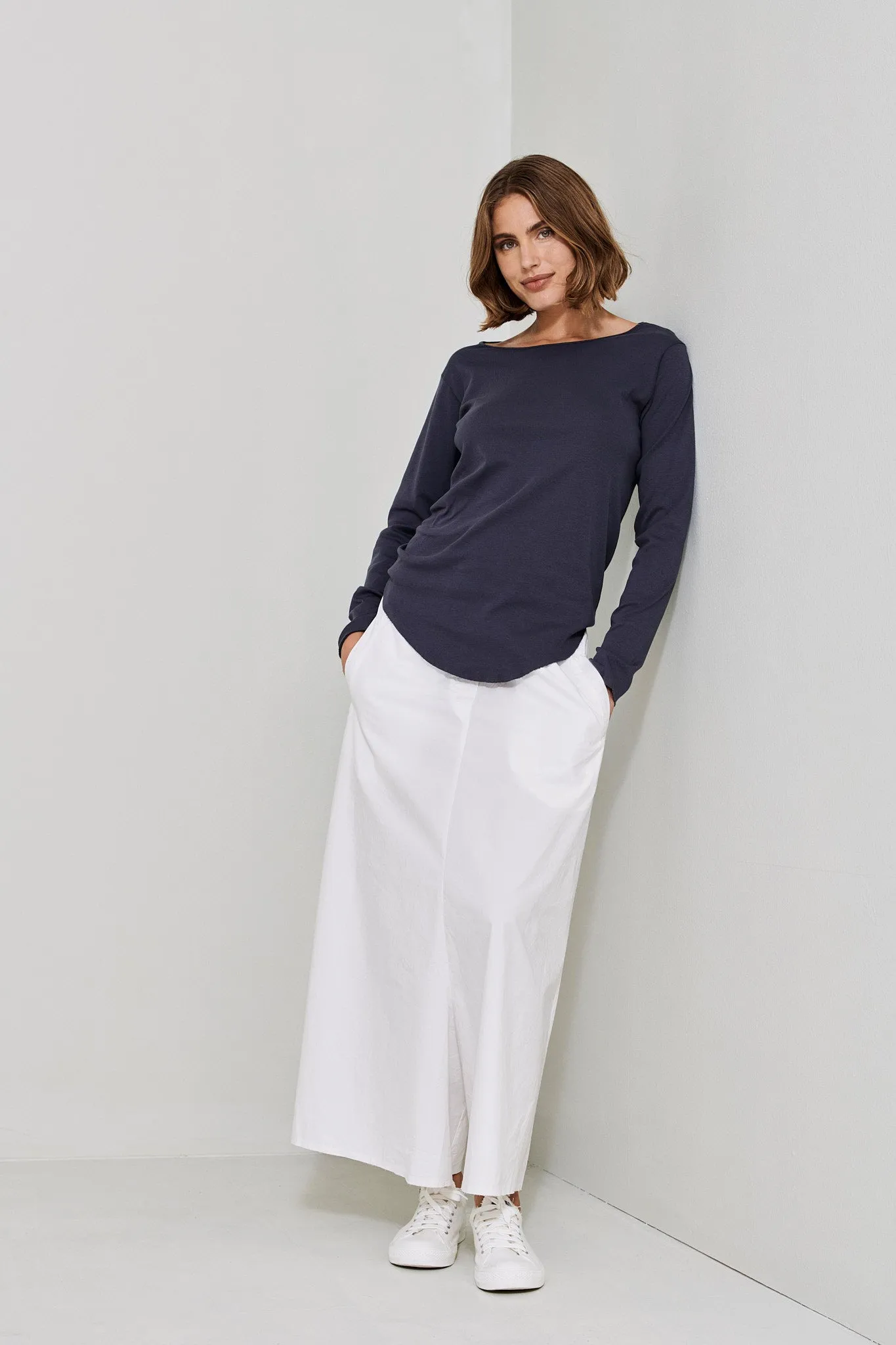 Cotton Rib L/S Tee
