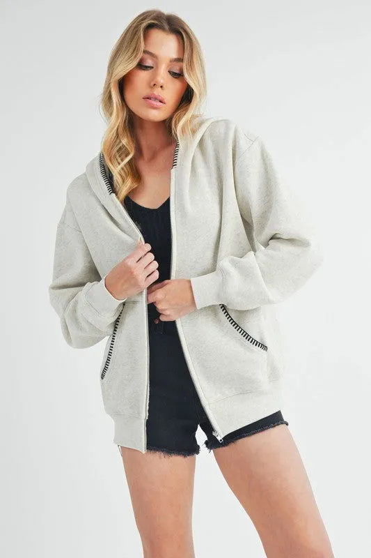Cozy Noel Full Zip Hoodie