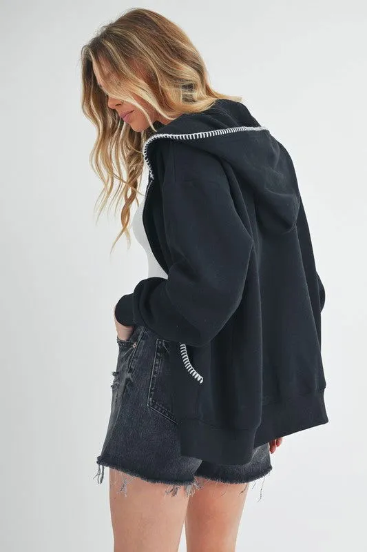 Cozy Noel Full Zip Hoodie