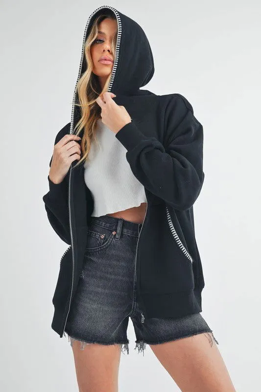 Cozy Noel Full Zip Hoodie