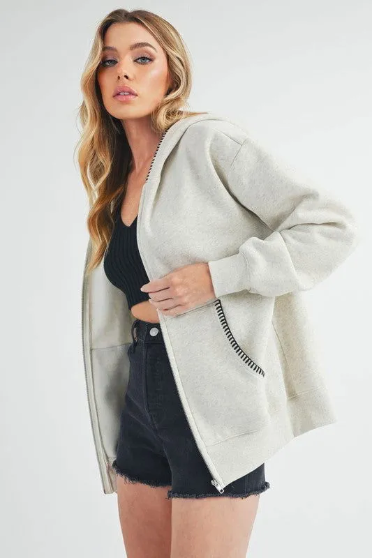 Cozy Noel Full Zip Hoodie