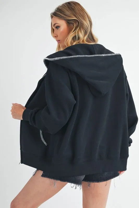 Cozy Noel Full Zip Hoodie