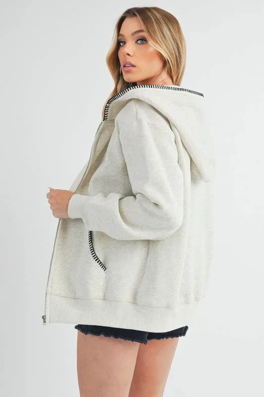 Cozy Noel Full Zip Hoodie