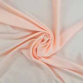 Cream Solid Satin Fabric