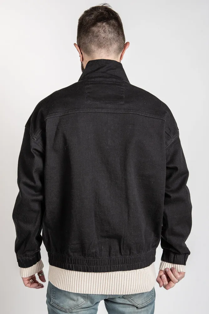Denim Bomber - Black
