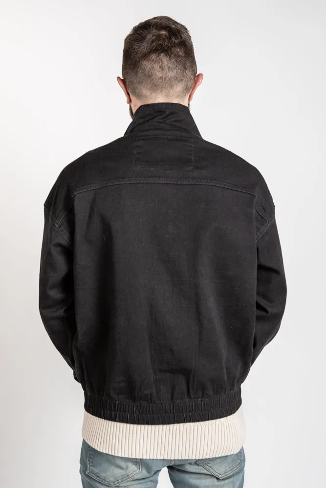 Denim Bomber - Black