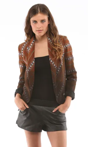 DIP DYE IKAT BLAZER