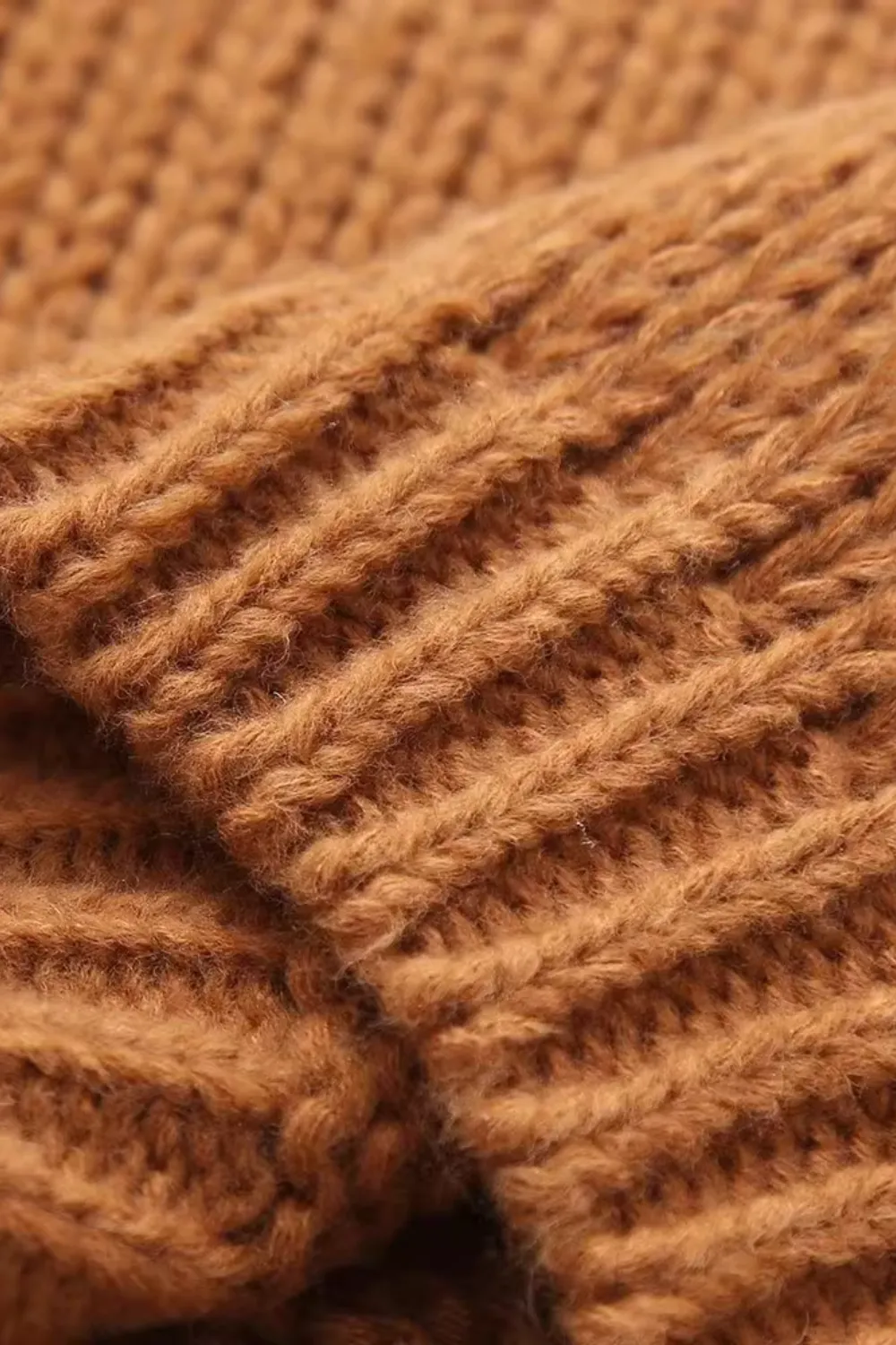 'Elena' Turtleneck Oversized Knitted Pullover Sweater (4 Colors)