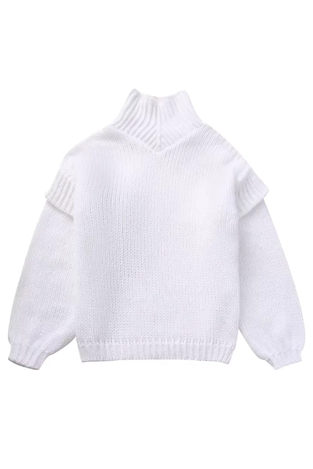 'Elena' Turtleneck Oversized Knitted Pullover Sweater (4 Colors)