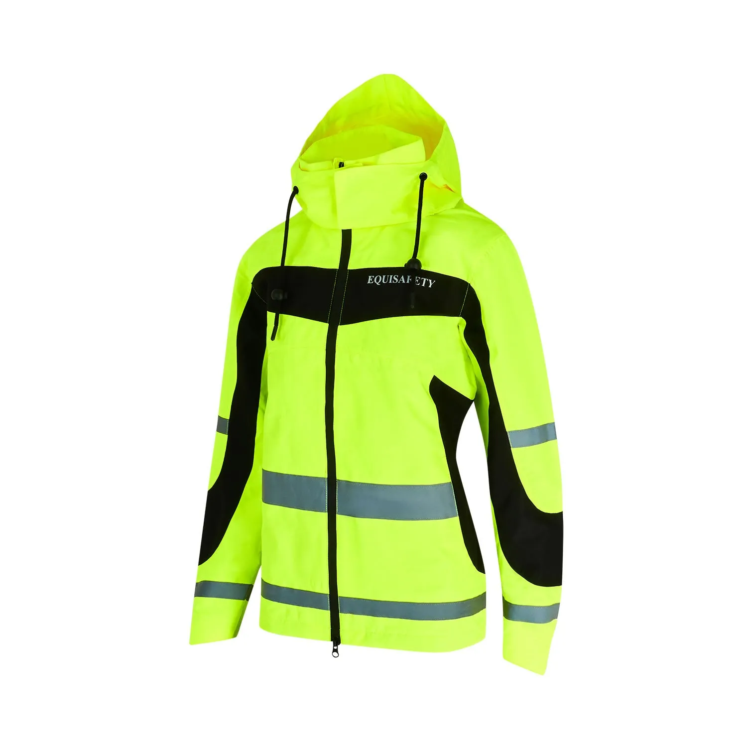 Equisafety Lightweight Waterproof Hi Viz Riding Jackets