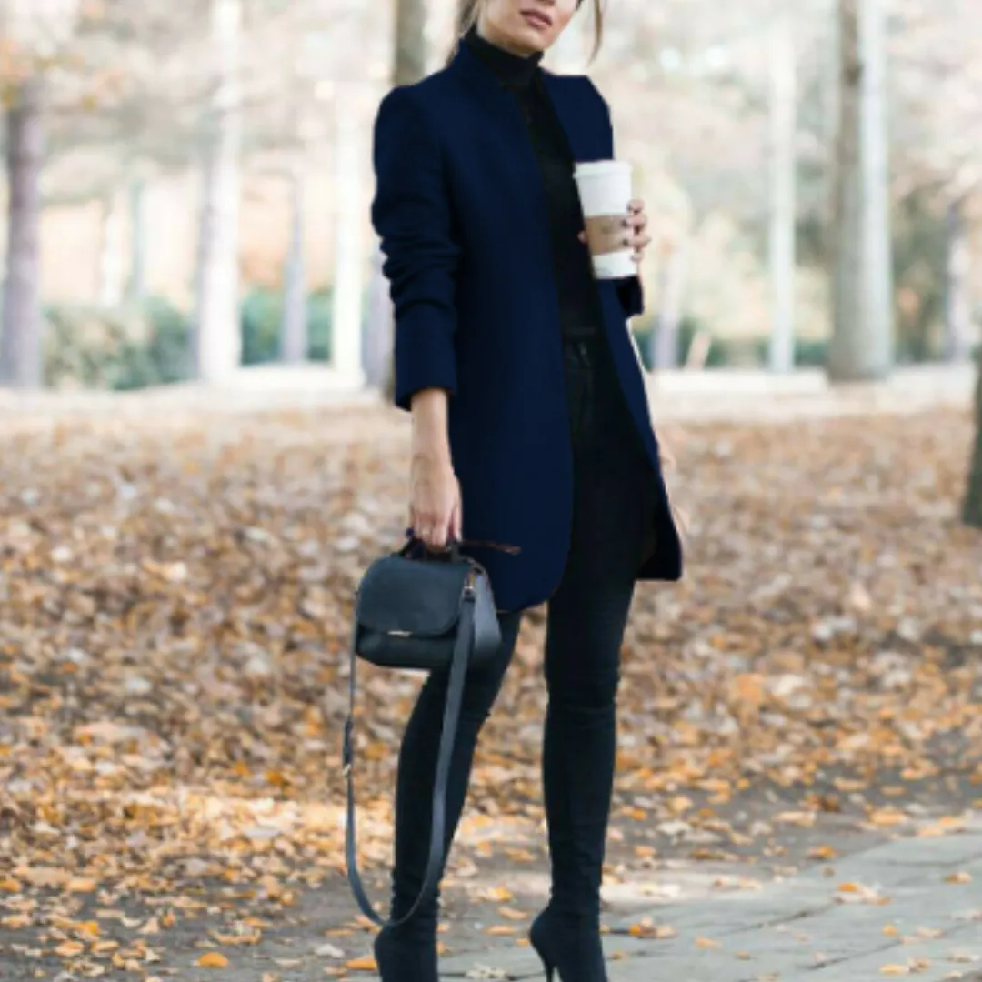 Evelina | Women's Jacket with Stand-Up Collar | Winter