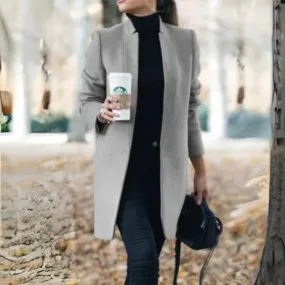 Evelina | Women's Jacket with Stand-Up Collar | Winter