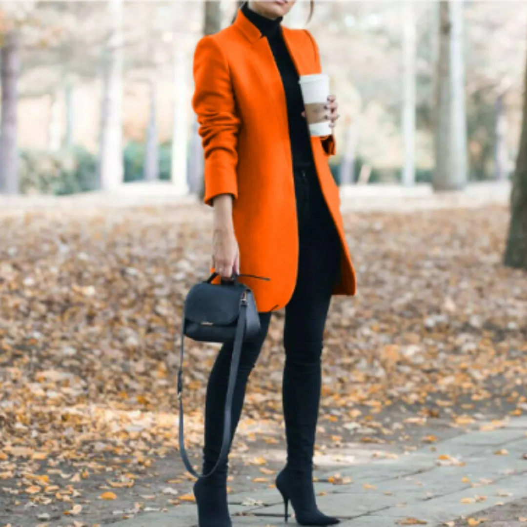 Evelina | Women's Jacket with Stand-Up Collar | Winter